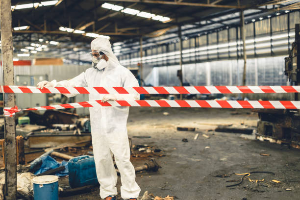 Professional Drug Lab Cleanup technician working in Springfield, PA